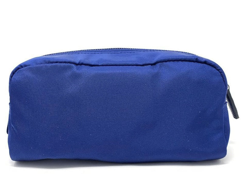 Prada Cosmetic Pouch Nylon Royal Blue