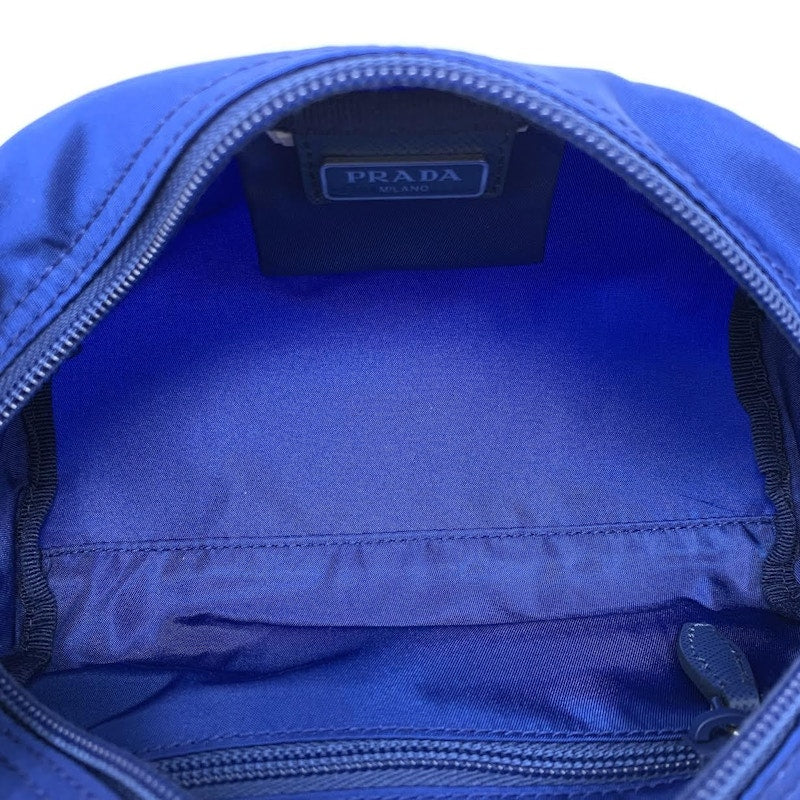 Prada Cosmetic Pouch Nylon Royal Blue