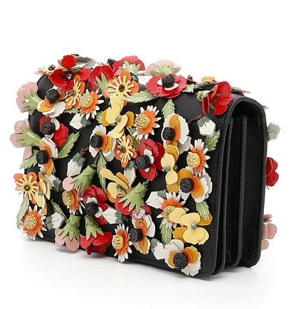 Prada Crossbody Bag Garden Floral Multicolored