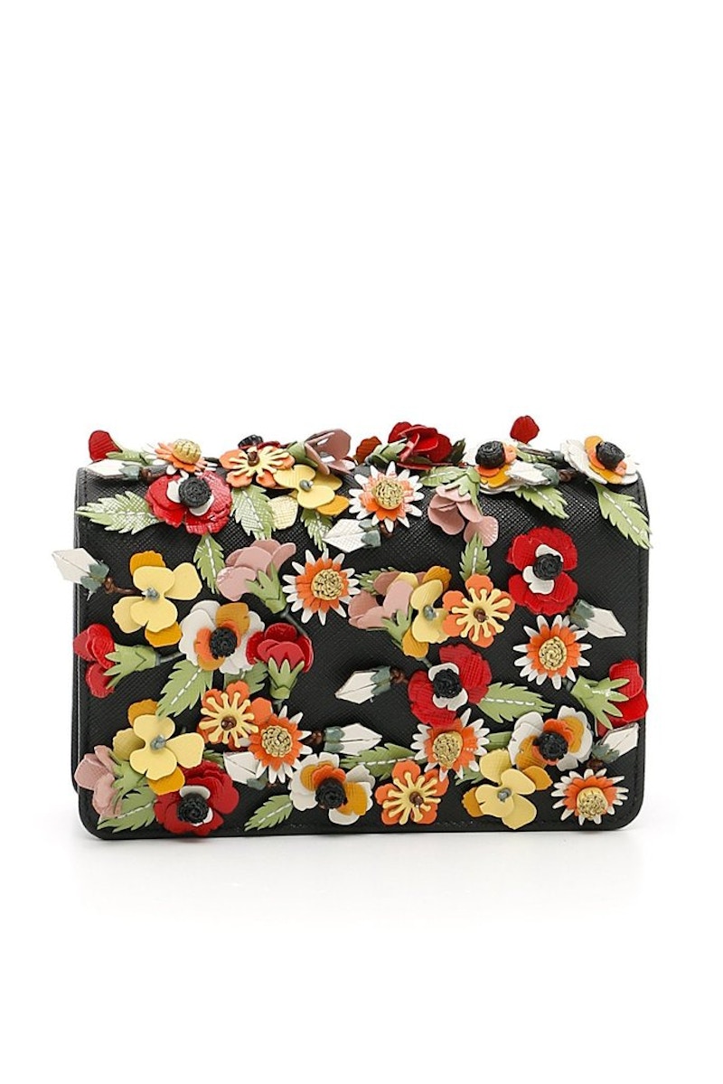 Prada Crossbody Bag Garden Floral Multicolored