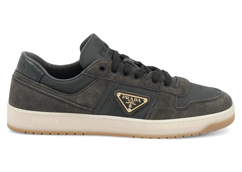Prada Downtown Low Top Sneakers Dark Grey