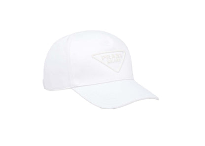 Prada Drill Baseball Cap White