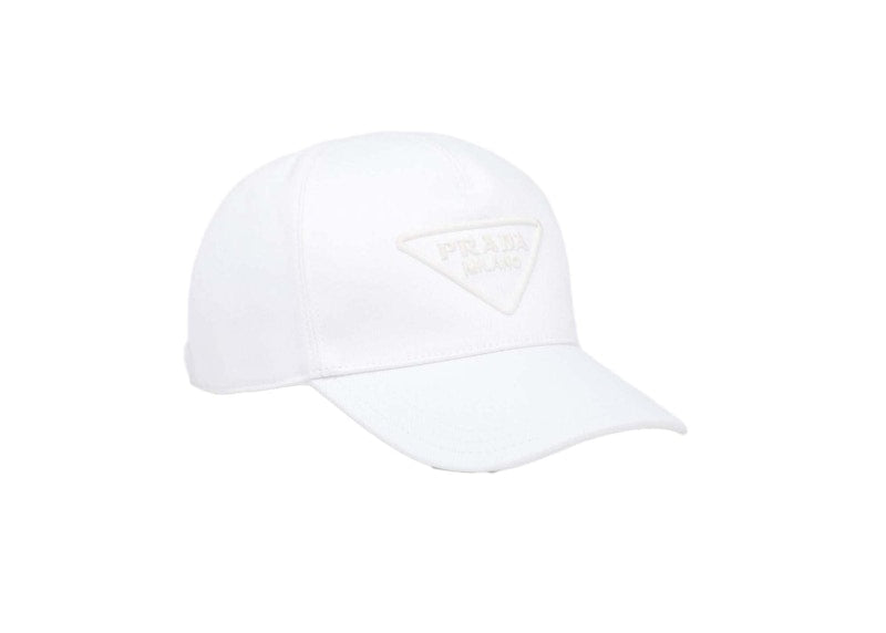Prada Drill Baseball Cap White