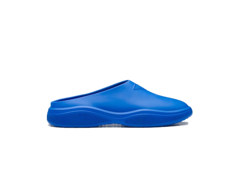 Prada Foam Rubber Mule Light Blue