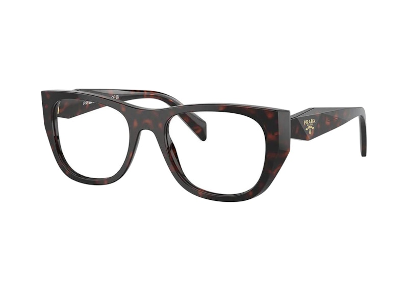 Prada Geometric Sunglasses Root Tortoise (PR_A18V_17N1O1_50mm)