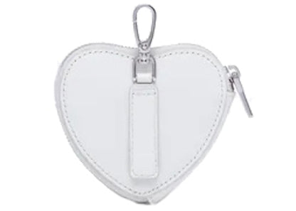Prada Heart Mini Pouch White