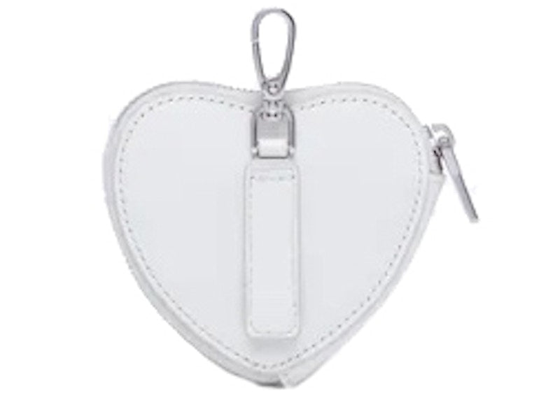 Prada Heart Mini Pouch White