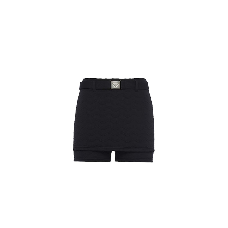 Prada Jacquard Shorts Black