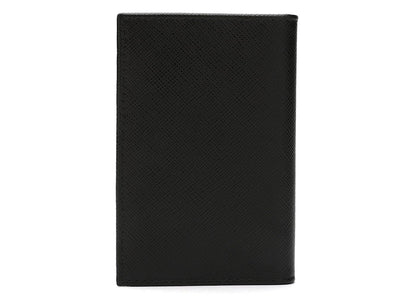 Prada Leather Card Holder Black