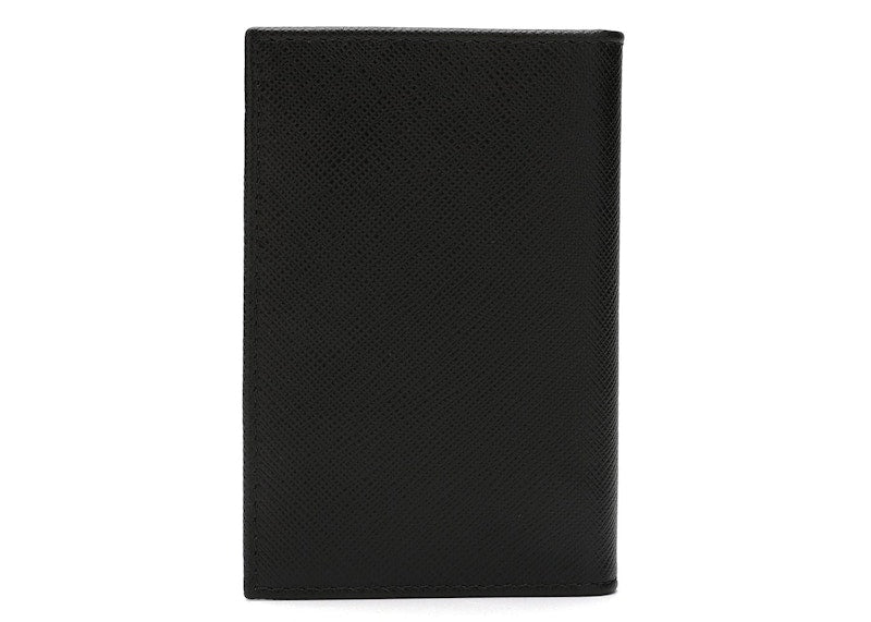 Prada Leather Card Holder Black