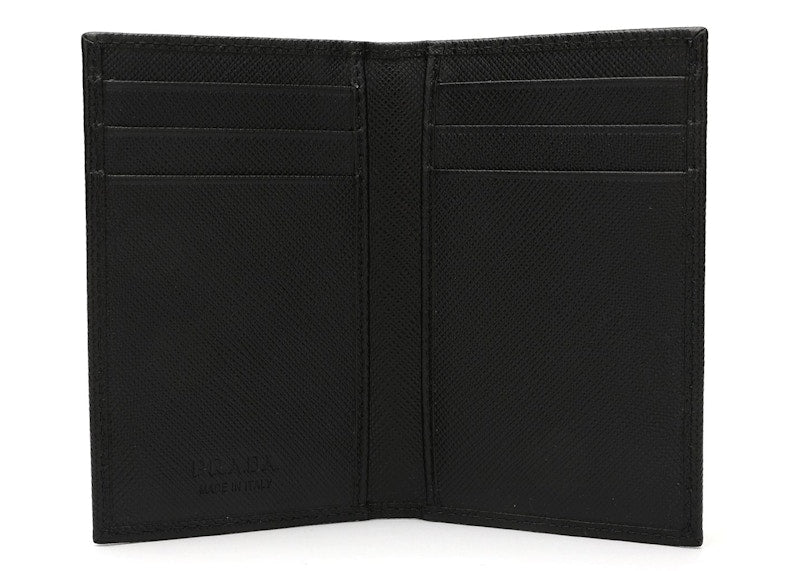 Prada Leather Card Holder Black