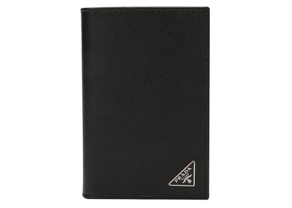 Prada Leather Card Holder Black