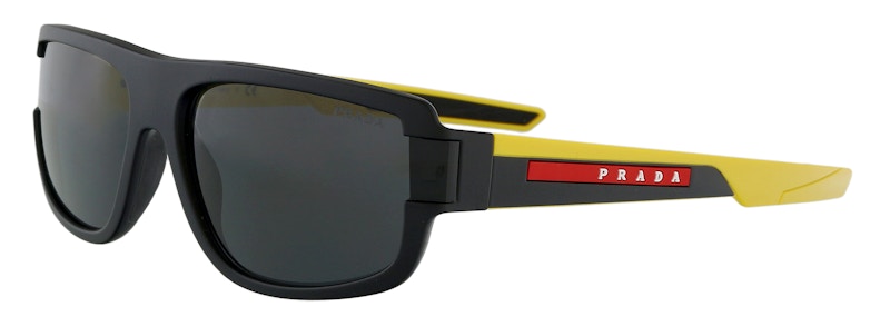 Prada Linea Rossa Aviator Sunglasses Matte Black (0PS 03WS 08W06F66)