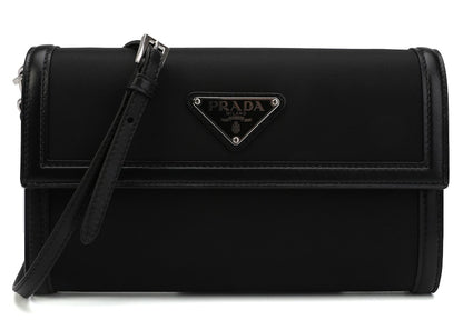 Prada Logo Patch Bag Mini Black