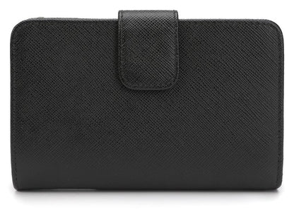 Prada Logo Wallet Medium Black