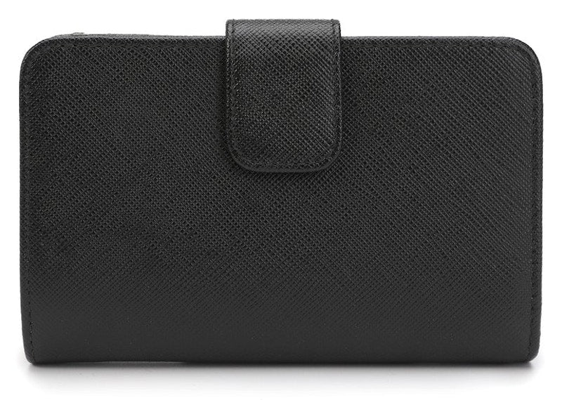 Prada Logo Wallet Medium Black