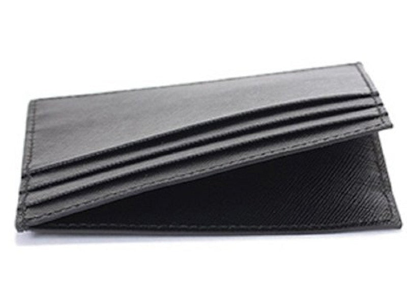 Prada Mercuio Card Holder Saffiano Black