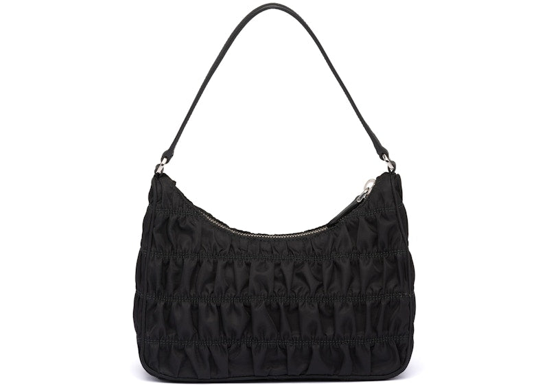 Prada Mini Bag Nylon and Saffiano Leather Black