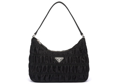 Prada Mini Bag Nylon and Saffiano Leather Black