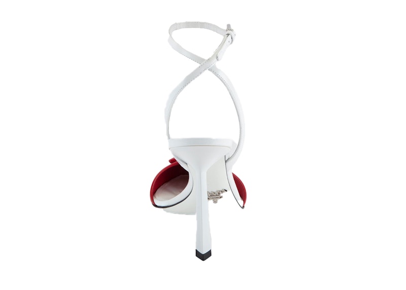 Prada Modellerie Bicolore Heel Red White Leather