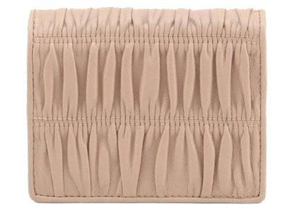 Prada Nappa Gaufre Wallet Beige Cipria