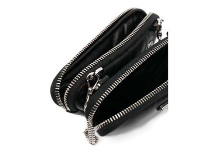 Prada Nappa Triangle Mini Bag Black