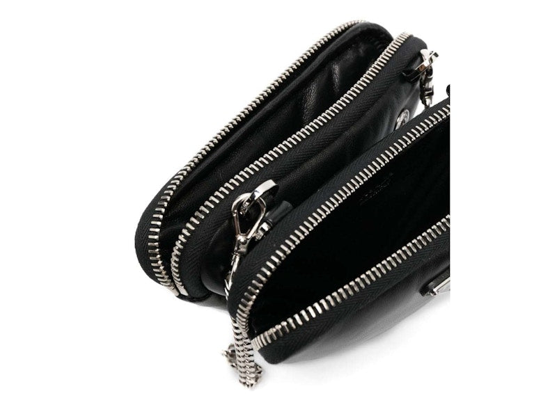 Prada Nappa Triangle Mini Bag Black