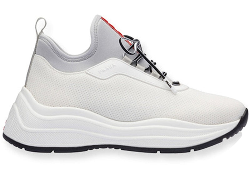 Prada Neoprene Logo White (Women's)