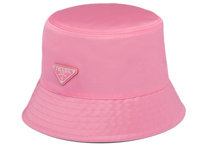 Prada Nylon Bucket Hat Begonia Pink