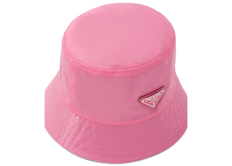 Prada Nylon Bucket Hat Begonia Pink