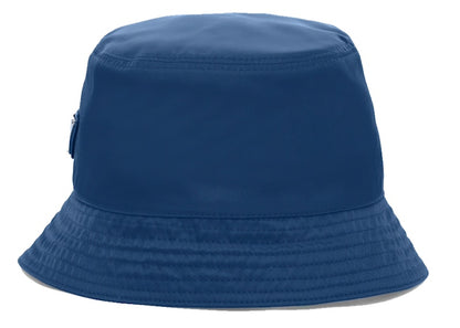 Prada Nylon Bucket Hat Bluette