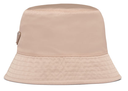Prada Nylon Bucket Hat Cameo Beige