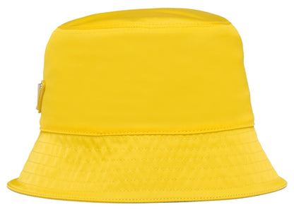 Prada Nylon Bucket Hat Pineapple Yellow