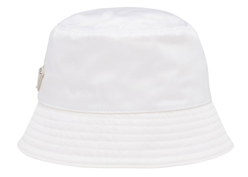 Prada Nylon Bucket Hat White