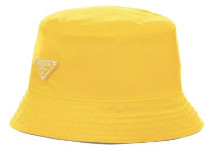 Prada Nylon Bucket Hat Yellow