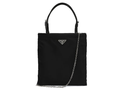 Prada Nylon Shoulder Bag Black