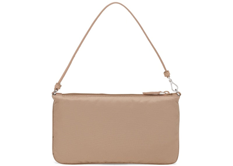 Prada Nylon and Saffiano Leather Mini-Bag Cameo Beige