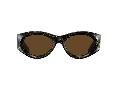 Prada Oval Sunglasses Green (PR20ZSF-19D01T-54)