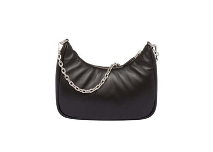 Prada Padded Nappa-Leather Re-Edition Shoulder Bag Black