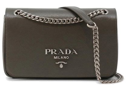 Prada Pattina Shoulder Bag Small Marble