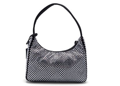 Prada Re-Edition 2000 Crystal Mini Bag Black