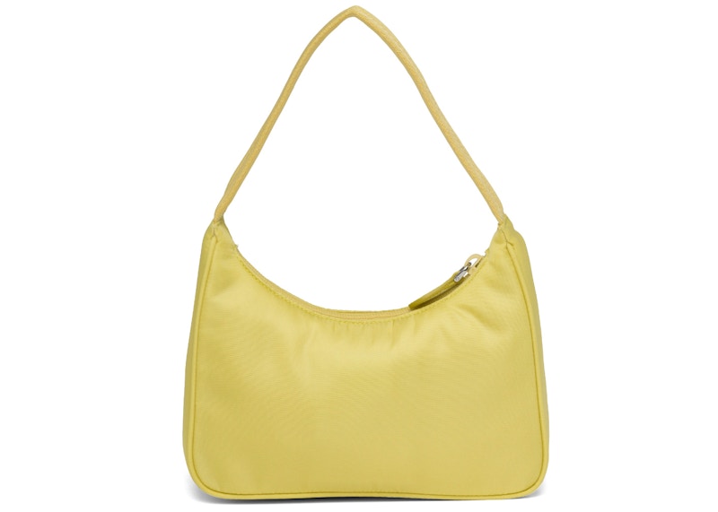 Prada Re-Edition 2000 Nylon Bag Mini Pineapple Yellow