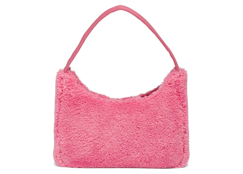 Prada Re-Edition 2000 Terry Mini Bag Petal Pink/Black