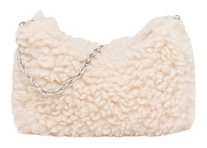 Prada Re-Edition 2005 Bag Wool And Cashmere Bag Mini Natural