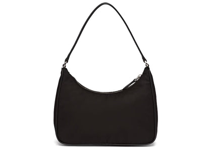 Prada Re-Edition 2005 Mini Bag Nylon Saffiano Leather Strap Black