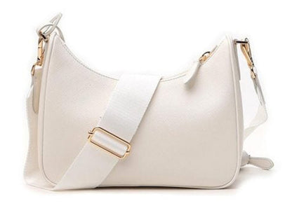Prada Re-Edition 2005 Saffiano Leather Shoulder Bag White