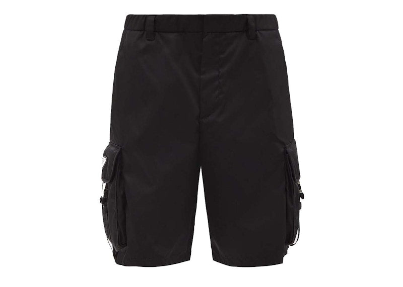 Prada Re-Nylon Cargo Shorts Black
