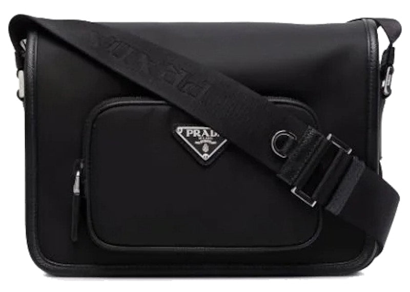 Prada Re-Nylon Satchel Bag Detachable Coin Purse Black