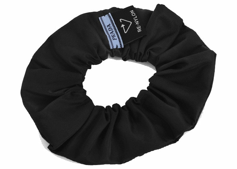 Prada Re-Nylon Scrunchie Black