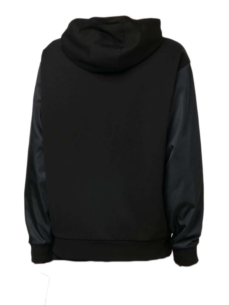 Prada Re-Nylon Zipped Hoodie Black